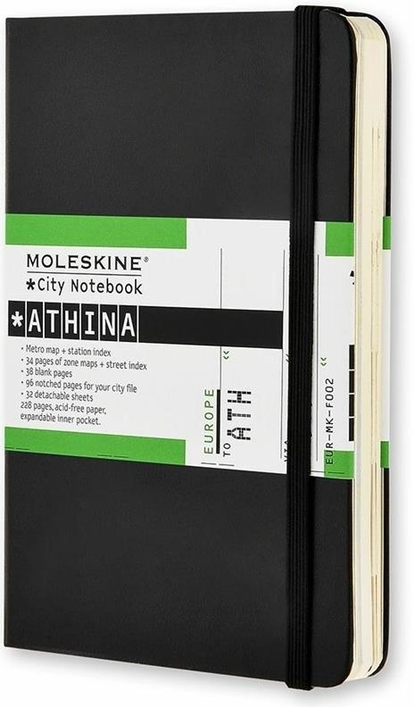 Een City Notebook ATHINA ** zonder recht van retour ** koop je bij Moleskine.nl